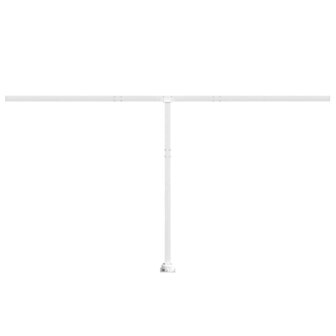 Luifelpaalset 450x245 cm ijzer wit  3