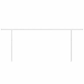 Luifelpaalset 600x245 cm ijzer wit  3