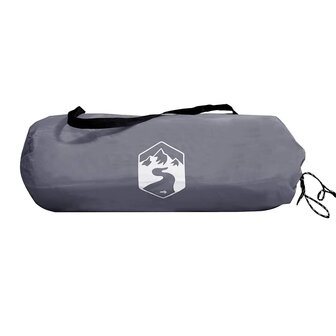 Windscherm camping waterdicht 344x120 cm grijs en oranje 9