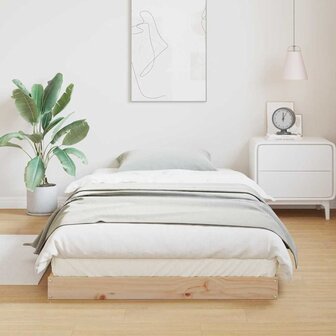 Bedframe Naturel 80 x 210 cm Massief grenenhout 4