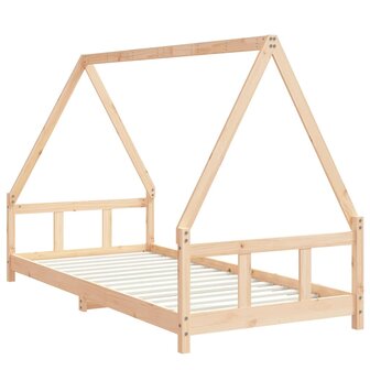 Kinderbedframe 90x200 cm massief grenenhout 6