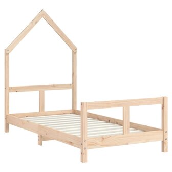 Kinderbedframe 80x160 cm massief grenenhout 3