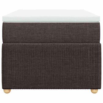 Boxspring met matras stof donkerbruin 80x200 cm 4