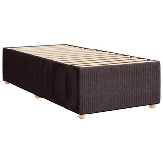 Boxspring met matras stof donkerbruin 80x200 cm 7