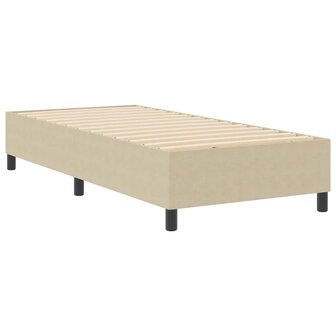Boxspring bed Grijs groen 90 x 190 cm Katoenen stof 2
