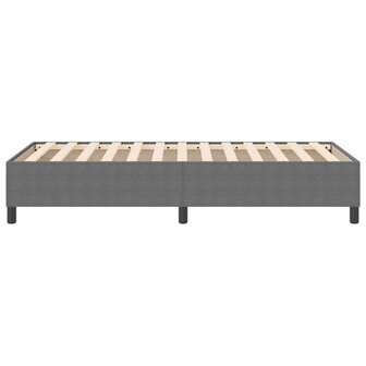 Boxspring bed Lichtgrijs 90 x 200 cm Katoenen stof 7