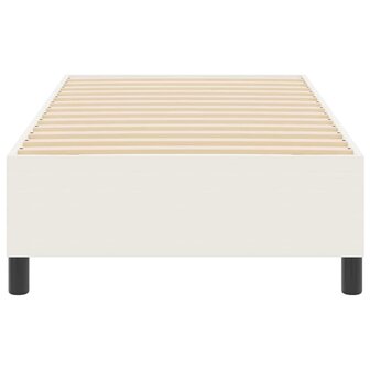 Boxspring bed Cr&egrave;me 90 x 200 cm Katoenen stof 6
