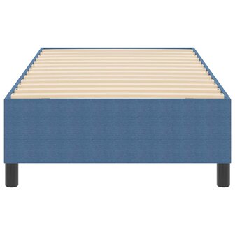 Boxspring bed Blauw 90 x 200 cm Katoenen stof 6