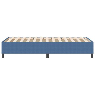 Boxspring bed Blauw 90 x 200 cm Katoenen stof 7