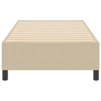 Boxspring bed Grijs groen 90 x 200 cm Katoenen stof 6