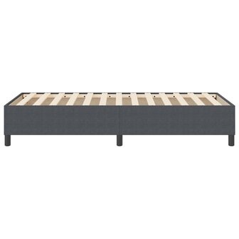 Boxspring bed Donkergrijs 100 x 200 cm Katoenen stof 7