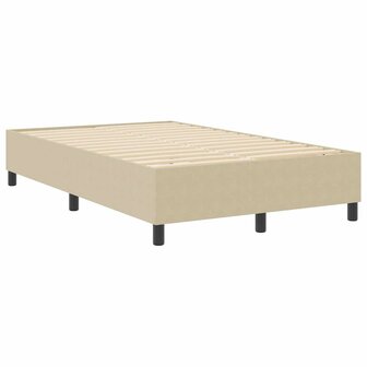 Boxspring bed Grijs groen 120 x 190 cm Katoenen stof 2
