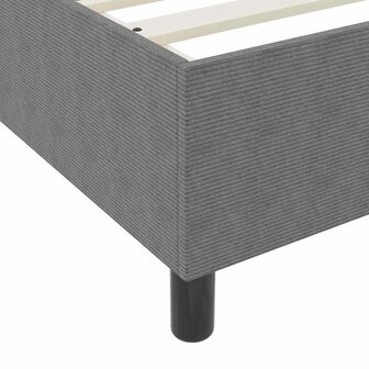 Boxspring bed Lichtgrijs 120 x 200 cm Katoenen stof 9