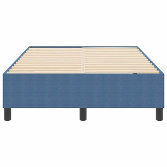 Boxspring bed Blauw 120 x 200 cm Katoenen stof 6