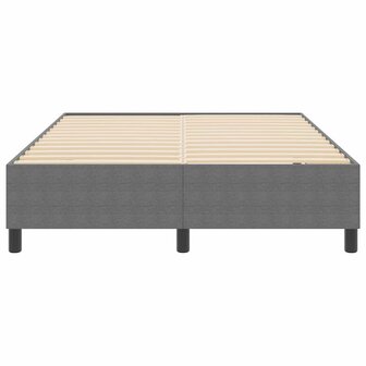 Boxspring bed Lichtgrijs 140 x 200 cm Katoenen stof 6