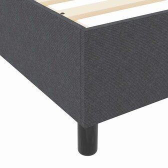 Boxspring bed Donkergrijs 140 x 200 cm Katoenen stof 9