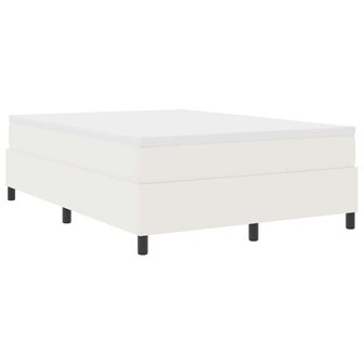 Boxspring bed Cr&egrave;me 140 x 200 cm Katoenen stof 3
