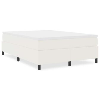 Boxspring bed Cr&egrave;me 140 x 200 cm Katoenen stof 4