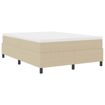 Boxspring bed Grijs groen 140 x 200 cm Katoenen stof 3