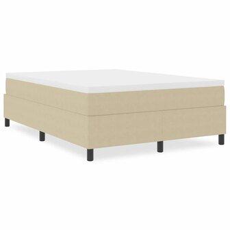 Boxspring bed Grijs groen 140 x 200 cm Katoenen stof 4