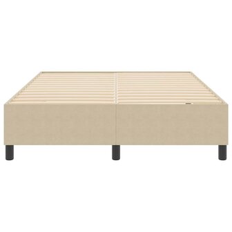 Boxspring bed Grijs groen 140 x 200 cm Katoenen stof 6