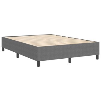 Boxspring bed Lichtgrijs 160 x 200 cm Katoenen stof 8
