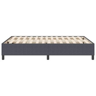 Boxspring bed Donkergrijs 160 x 200 cm Katoenen stof 7