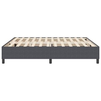 Boxspring bed Donkergrijs 180 x 200 cm Katoenen stof 7