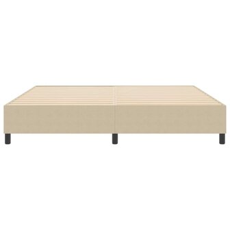 Boxspring bed Grijs groen 200 x 200 cm Katoenen stof 6