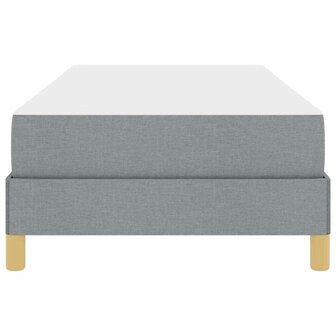 Boxspring bed Lichtgrijs en Bruin 80 x 200 cm 7