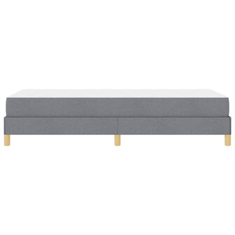 Boxspring bed Lichtgrijs en Bruin 80 x 200 cm 8