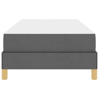 Boxspring bed Donkergrijs en Bruin 90 x 190 cm 7