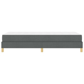 Boxspring bed Donkergrijs en Bruin 90 x 190 cm 8