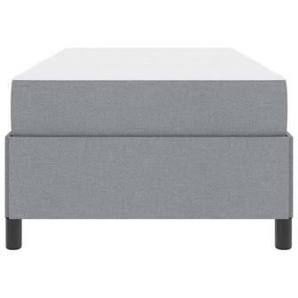 Boxspring bed Lichtgrijs en zwart 90 x 190 cm 7