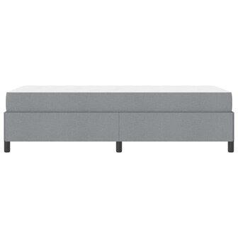 Boxspring bed Lichtgrijs en zwart 90 x 190 cm 8