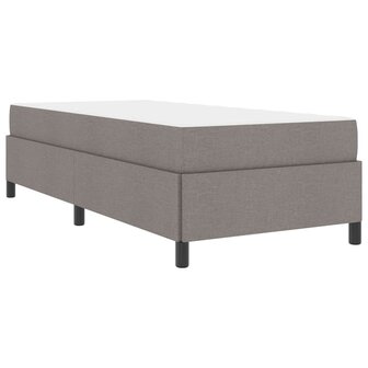Boxspring bed Taupe en Zwart 100 x 200 cm 2