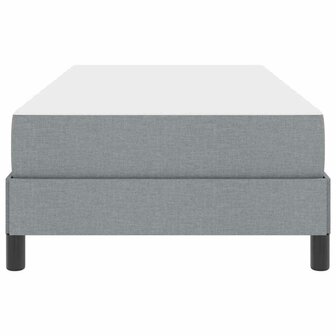 Boxspring bed met matras Lichtgrijs 80 x 200 cm Stof 7