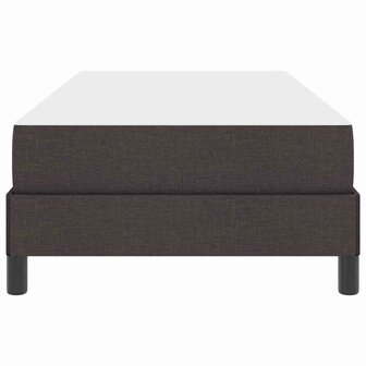 Boxspring bed met matras Donkerbruin 80 x 200 cm Stof 7