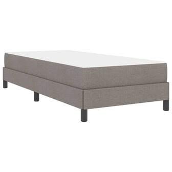 Boxspring bed met matras Taupe 80 x 200 cm Stof 9