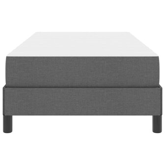 Boxspring bed met matras Donkergrijs 90 x 190 cm Stof 7