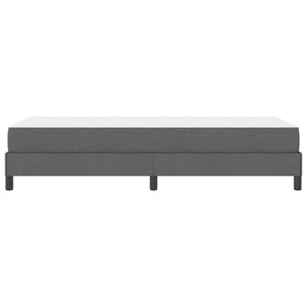 Boxspring bed met matras Donkergrijs 90 x 190 cm Stof 8