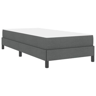 Boxspring bed met matras Donkergrijs 90 x 190 cm Stof 9