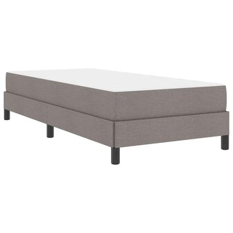 Boxspring bed met matras Taupe 90 x 190 cm Stof 2