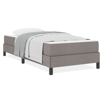 Boxspring bed met matras Taupe 90 x 190 cm Stof 4
