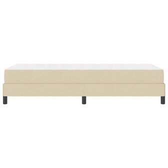 Boxspring bed met matras Cr&egrave;me 90 x 190 cm Stof 8