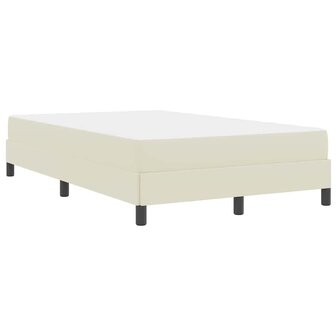 Bed met matras Cr&egrave;me 100 x 200 cm Kunstleer 9