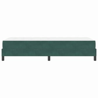 Boxspringbed met matras Donkergroen 80 x 200 cm Fluweel 8