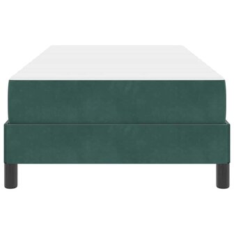 Boxspringbed met matras Donkergroen 90 x 190 cm Fluweel 7