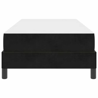 Boxspringbed met matras met matras Zwart 100 x 200 cm Fluweel 7