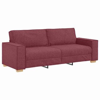 3-zitsbank Wijnrood 180 cm Stof 2